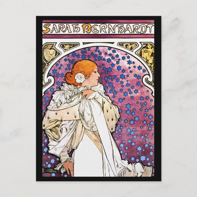 Carte postale personnalisée Art nouveau vintage ~ (Devant)