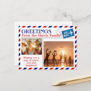 Carte postale personnalisée avec photo à insérer -