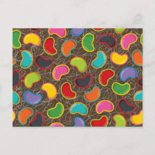 Carte postale personnalisée Bonbon rétro Coloré Je