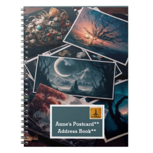 Carte postale personnalisée Carnet à thème