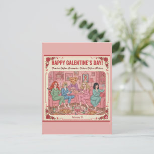 Carte postale personnalisée de la Saint-Valentin e