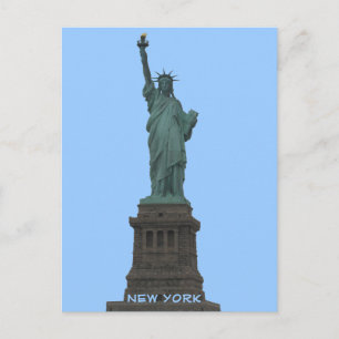 Carte postale personnalisée de l'état de Liberty N