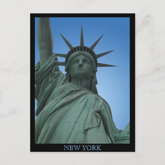 Carte postale personnalisée de l'état de Liberty N (Devant)
