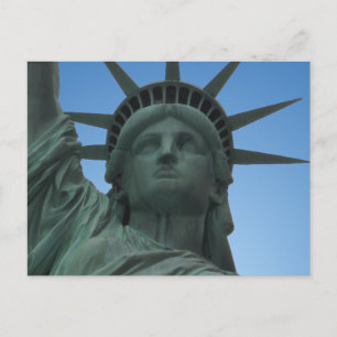 Carte postale personnalisée de l'état de Liberty N