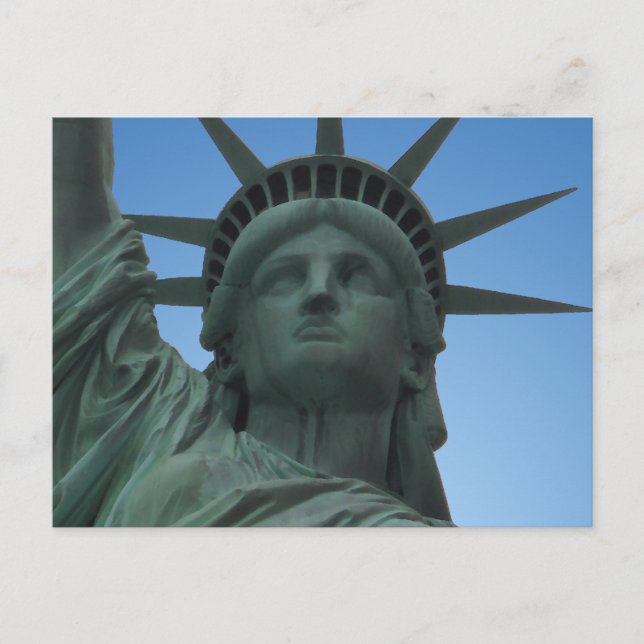 Carte postale personnalisée de l'état de Liberty N (Devant)