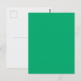 Carte postale personnalisée Emerald Green