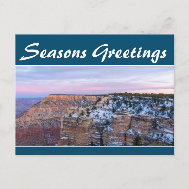 Carte postale personnalisée Joyeuses Fêtes Modèle (Devant)