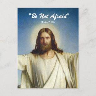 Carte postale personnalisée "Ne pas avoir peur"