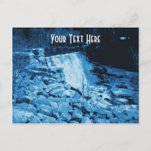 Carte postale personnalisée pour le barrage d'eau 