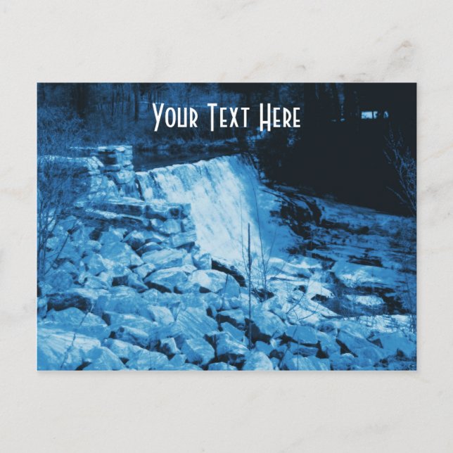 Carte postale personnalisée pour le barrage d'eau  (Devant)