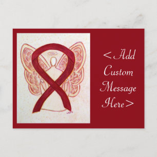 Carte postale personnalisée Ribbon Angel de sensib