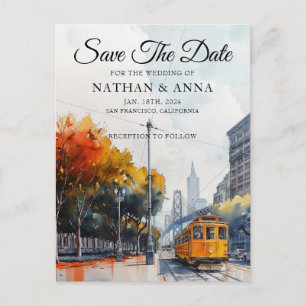 Carte postale personnalisée San Francisco Skyline