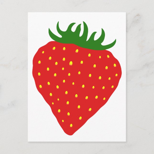 Carte postale personnalisée Simply Straberry (Devant)