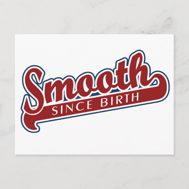 Carte postale personnalisée SMOOTH (Devant)