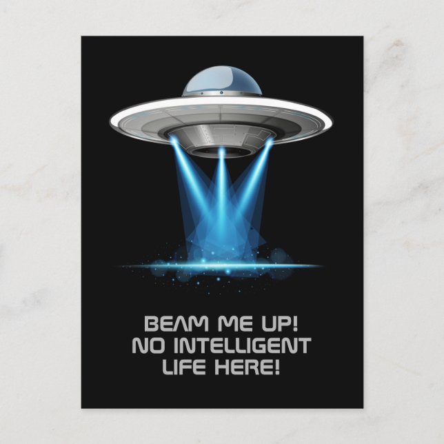 Carte postale personnalisée UFO Spire (Devant)
