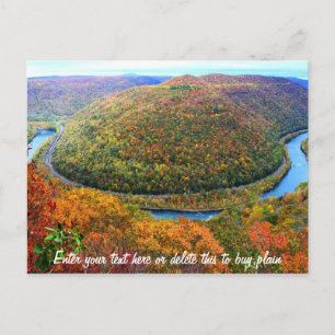 Carte postale personnalisée West Virginia