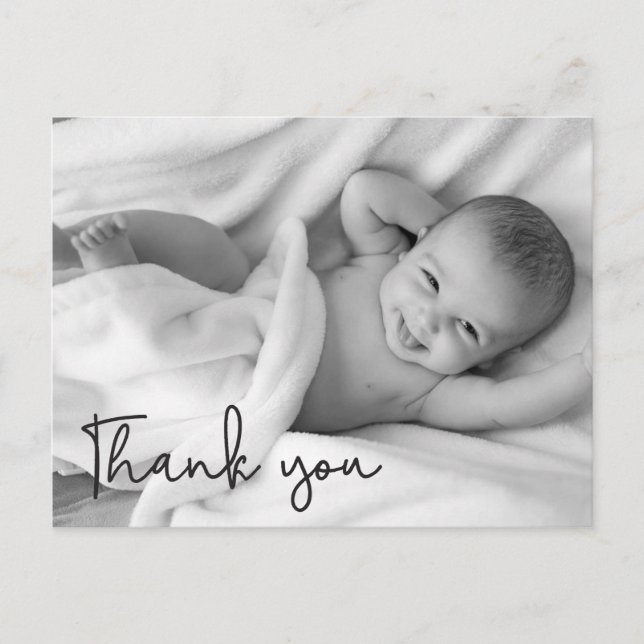 Carte Postale Personnaliser le Merci de Faire-part de naissance  (Devant)