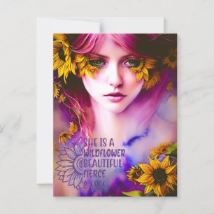 Carte Postale Personnaliser le poème d'amitié inspirationnelle