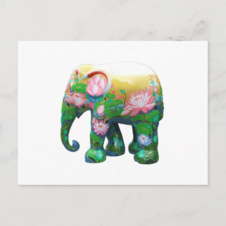 Carte Postale Personnaliser Safari Animalier Jungle Afrique Fleu