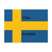 Personnaliser Viva Design Drapeau Suédois