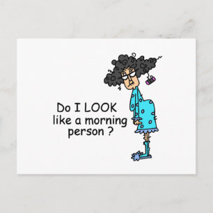 Carte Postale Personne Du Matin