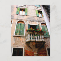 Perspective romantique de balcon