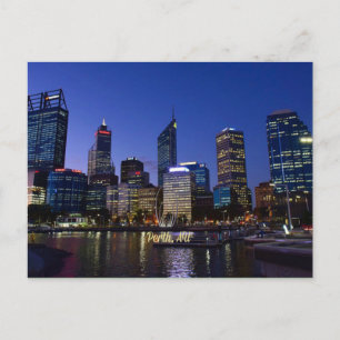 Carte Postale Perth, Australie, photo du paysage urbain