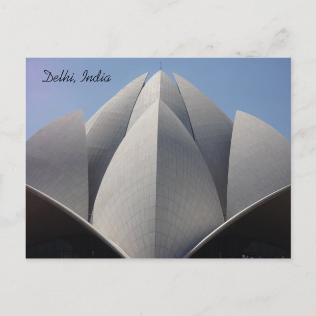 Carte Postale pétales de lotus (Devant)