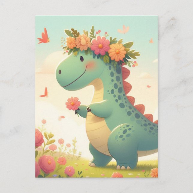 Carte Postale Petalosaurus (Une nouvelle race de Dinosaure) (Devant)