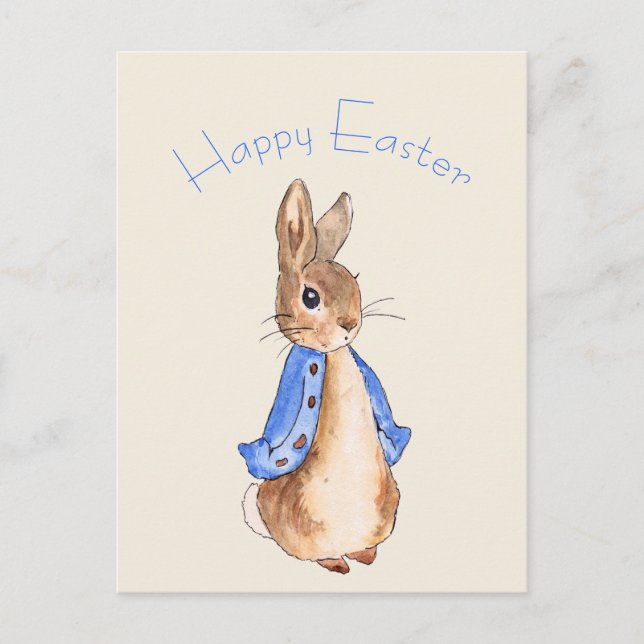 Carte Postale Peter le lapin lapin de Pâques (Devant)