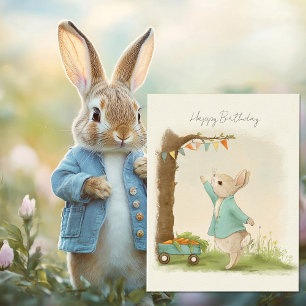 Carte Postale Peter Rabbit Anniversaire de enfant&Game