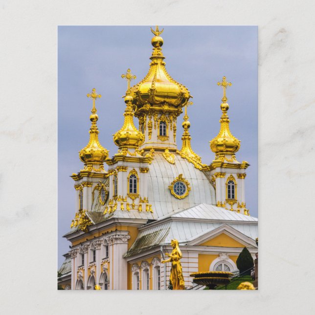 Carte Postale Peterhof Palais et jardins St Petersburg Russie (Devant)