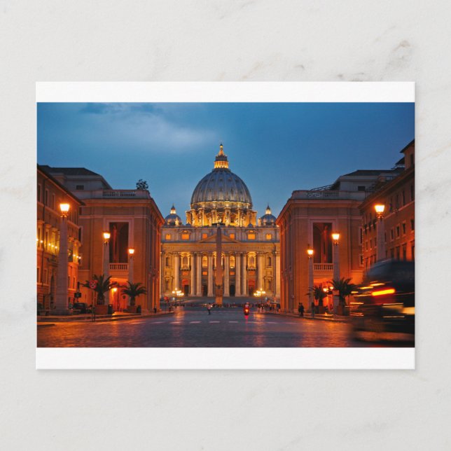 Carte Postale Petersdom à Rom - Italien (Devant)