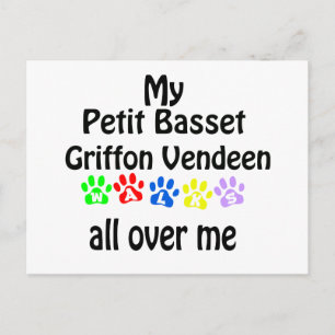 Carte Postale Petit Basset Griffon Vendéen Walks Design