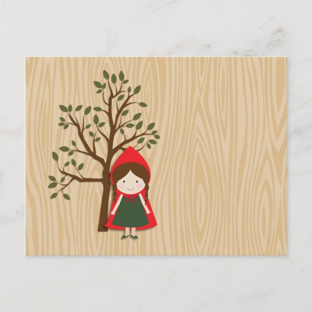 Carte Postale Petit Chaperon Rouge (Devant)