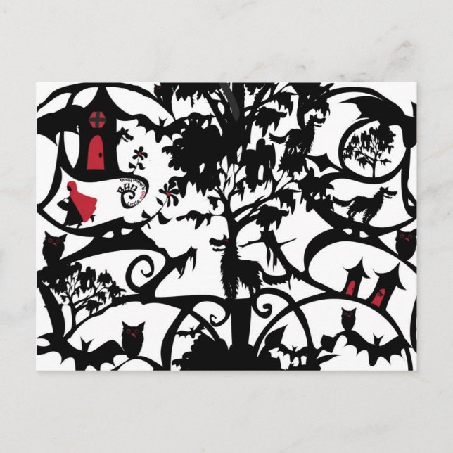 Carte Postale Petit Chaperon Rouge (Devant)