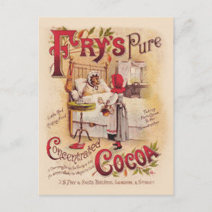 Carte Postale Petit Chaperon Rouge Vintage, Cacao Victorien