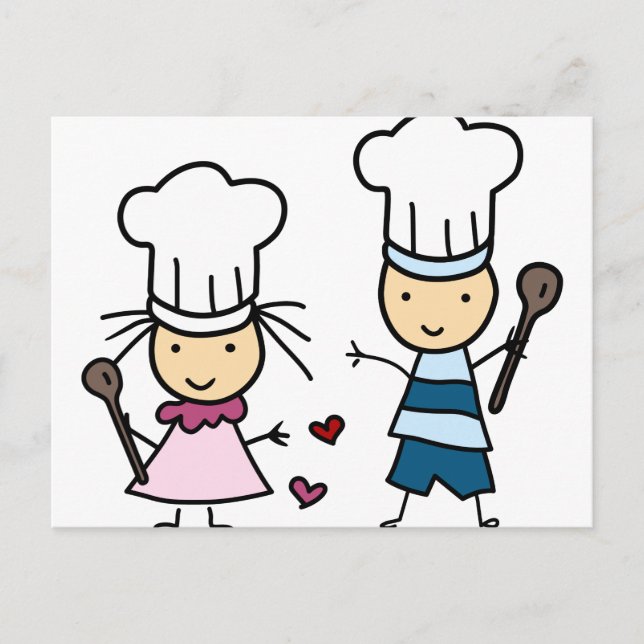 Carte Postale Petit Chef Enfants (Devant)