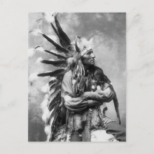 Carte Postale Petit Cheval, Sioux d'Oglala, années 1890