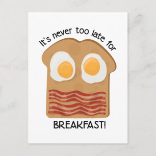 Carte Postale Petit-déjeuner !