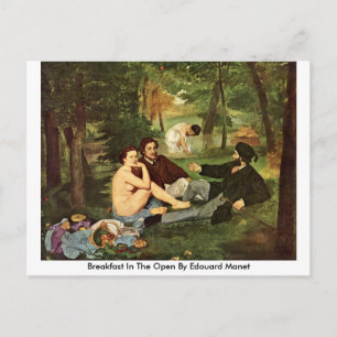 Carte Postale Petit Déjeuner À L'Ouverture D'Edouard Manet