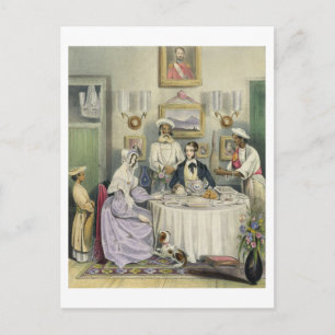 Carte Postale Petit-déjeuner, assiette 3 de 'Anglo Indians', eng