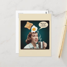 Petit déjeuner dans cette économie Surreal Woman