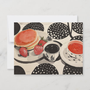 Carte Postale Petit déjeuner du matin