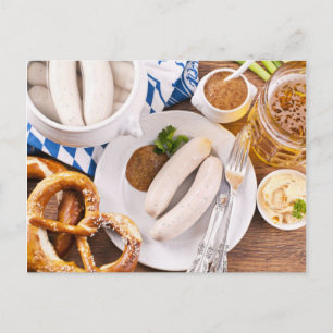 Carte Postale Petit-déjeuner Oktoberfest