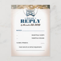 Petit homme | Boy Baby shower RSVP