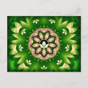 Carte Postale Petit homme vert