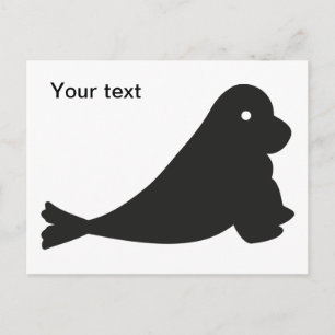 Carte Postale Petit léopard de mer