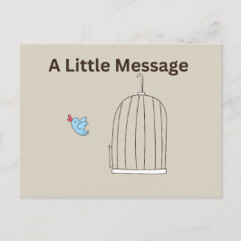 Carte postale Petit message