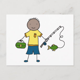 Carte Postale Petit pêcheur